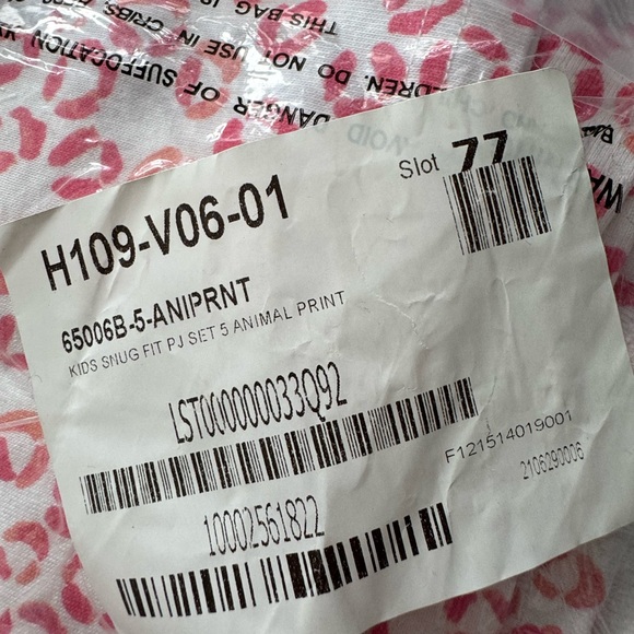 The Company Store kids animal print pajama set - Picture 7 of 7